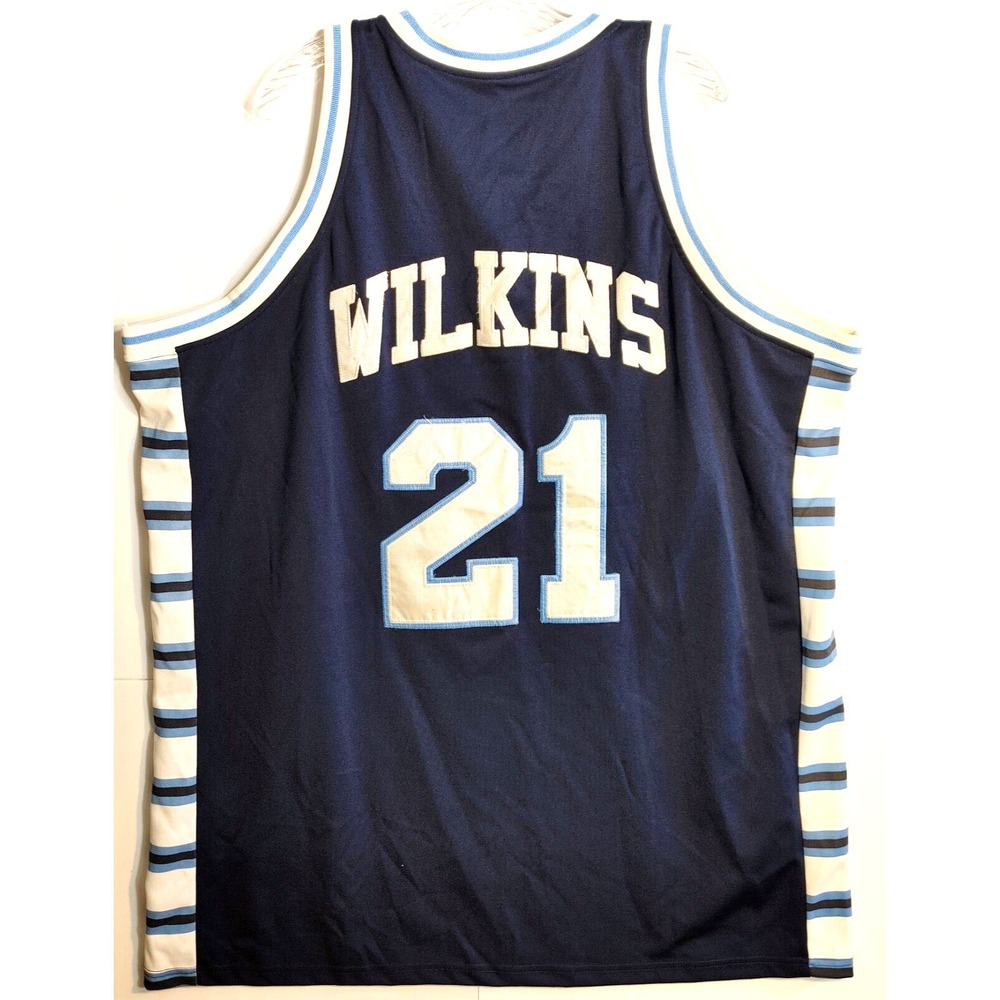 Dominique Wilkins Size 60 Pam-Pack HS Basketball Jersey 1977 Signature Series